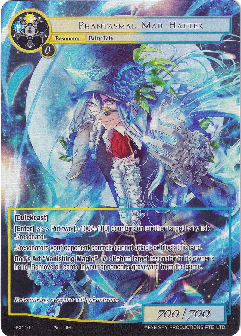 Phantasmal Mad Hatter (Full Art) (HSD-011) [Starter Deck: Hero Cluster]