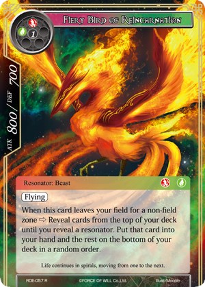 Fiery Bird of Reincarnation (RDE-057) [Return of the Dragon Emperor]