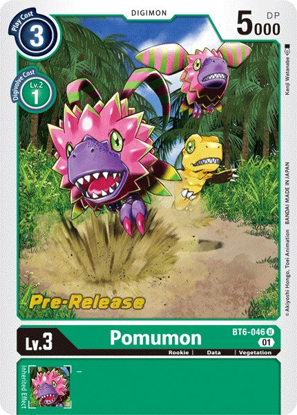 Pomumon [BT6-046] [Double Diamond Pre-Release Cards]