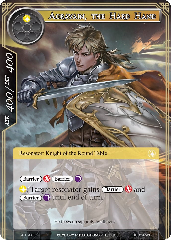 Agravain, the Hard Hand (AO1-001) [Alice Origin]