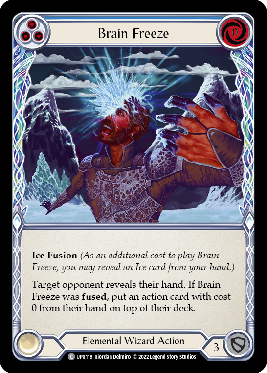 Brain Freeze (Blue) [UPR118] (Uprising)  Rainbow Foil