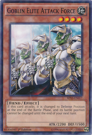 Goblin Elite Attack Force [BP03-EN017] Shatterfoil Rare