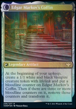 Edgar, Charmed Groom // Edgar Markov's Coffin [Innistrad: Crimson Vow Prerelease Promos]