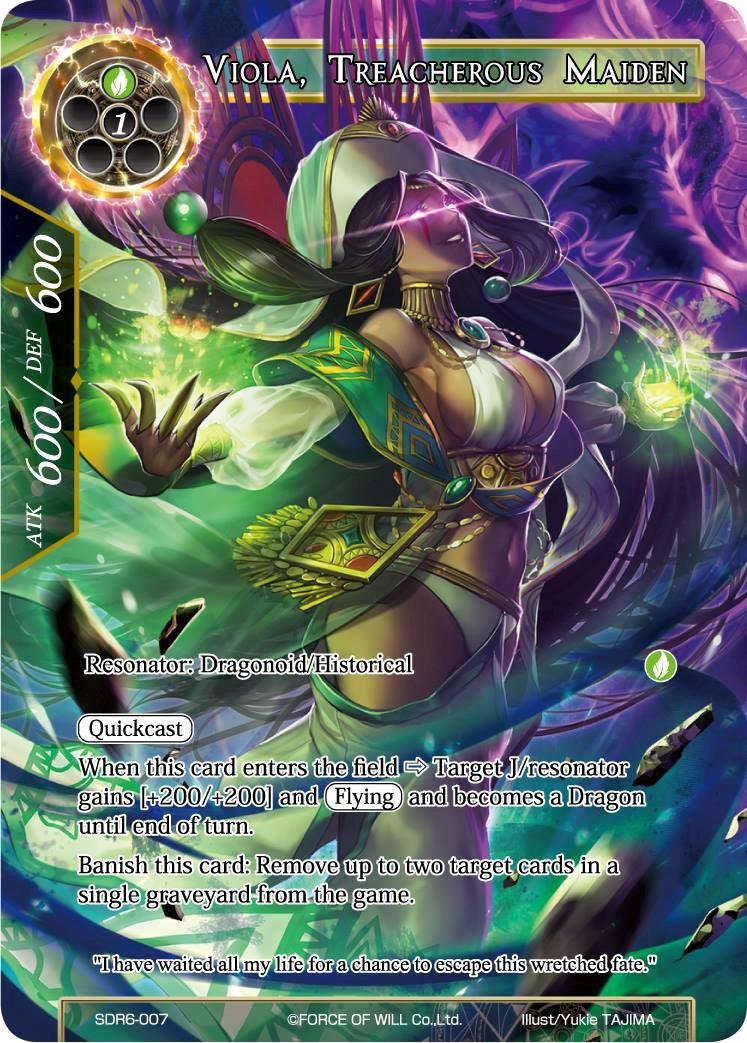 Viola, Treacherous Maiden (SDR6-007) [Starter Deck: The Lost Tomes]