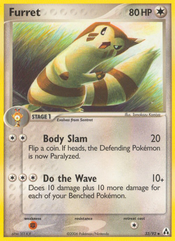 Furret (33/92) [EX: Legend Maker]