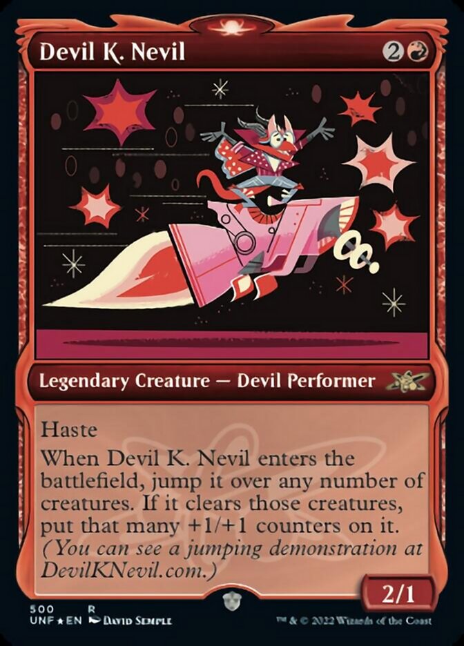 Devil K. Nevil (Showcase) (Galaxy Foil) [Unfinity]