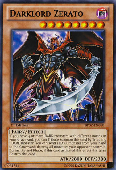 Darklord Zerato [BP02-EN060] Rare