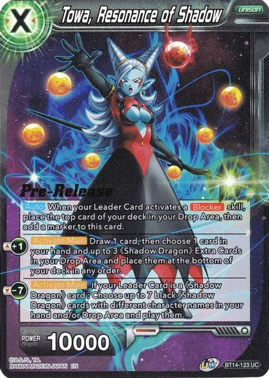 Towa, Resonance of Shadow (BT14-123) [Cross Spirits Prerelease Promos]