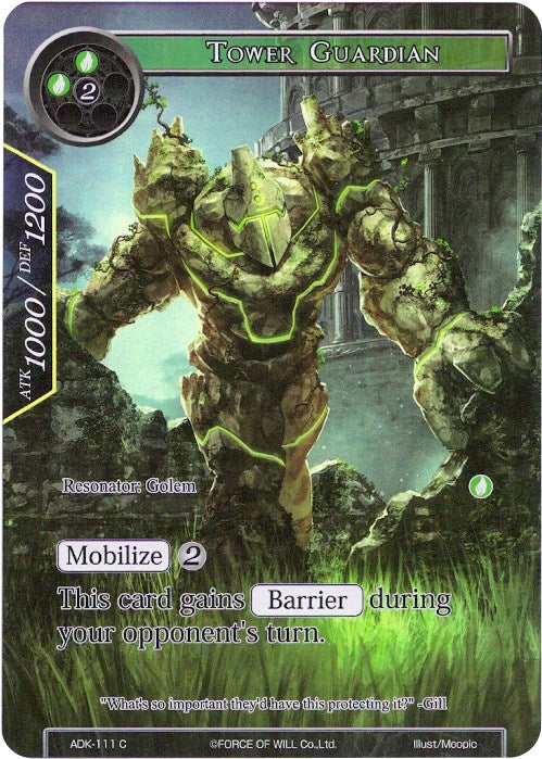 Tower Guardian (Full Art) (ADK-111) [Advent of the Demon King]