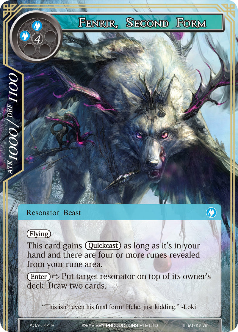 Fenrir, Second Form (AOA-044) [Awakening of the Ancients]