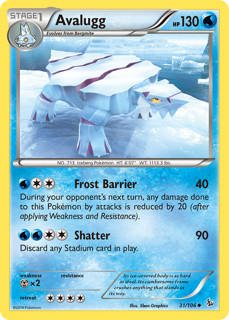 Avalugg (31/106) [XY: Flashfire]