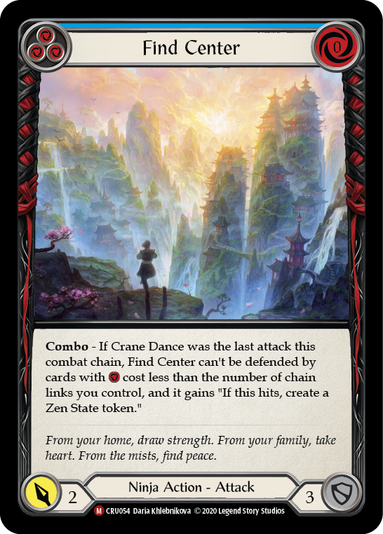 Find Center [CRU054] (Crucible of War)  1st Edition Normal