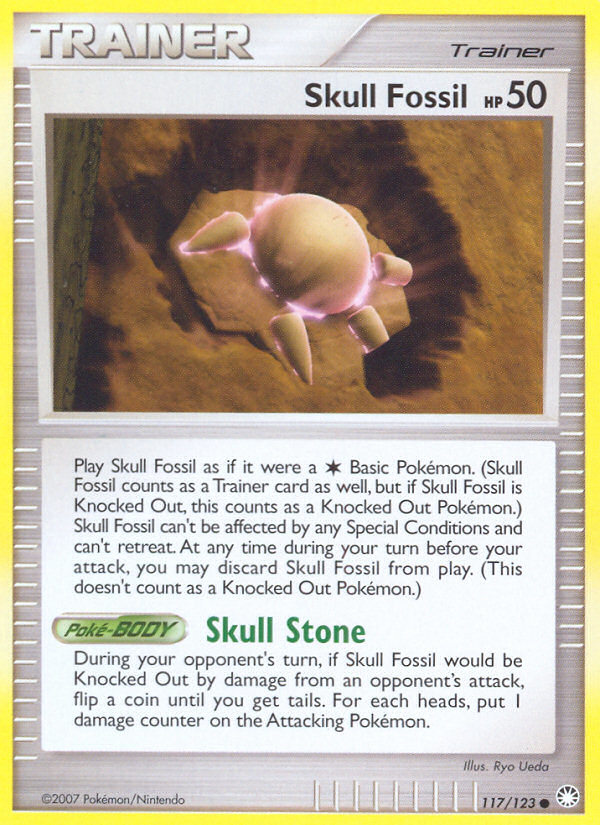 Skull Fossil (117/123) [Diamond & Pearl: Mysterious Treasures]