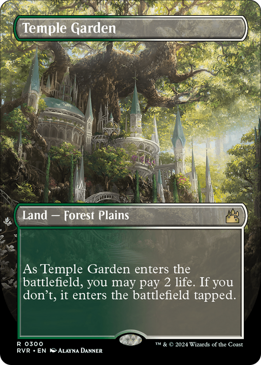 Temple Garden (Borderless) [Ravnica Remastered]