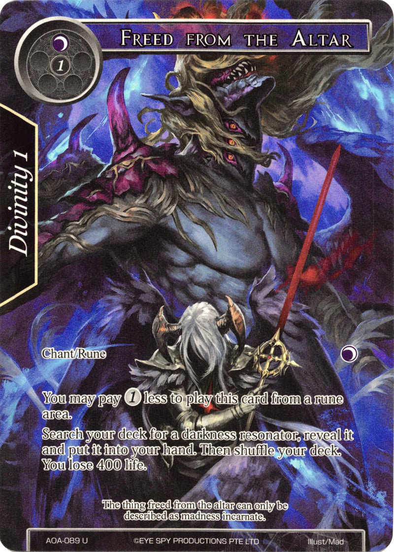 Freed from the Altar (Full Art) (AOA-089) [Awakening of the Ancients]