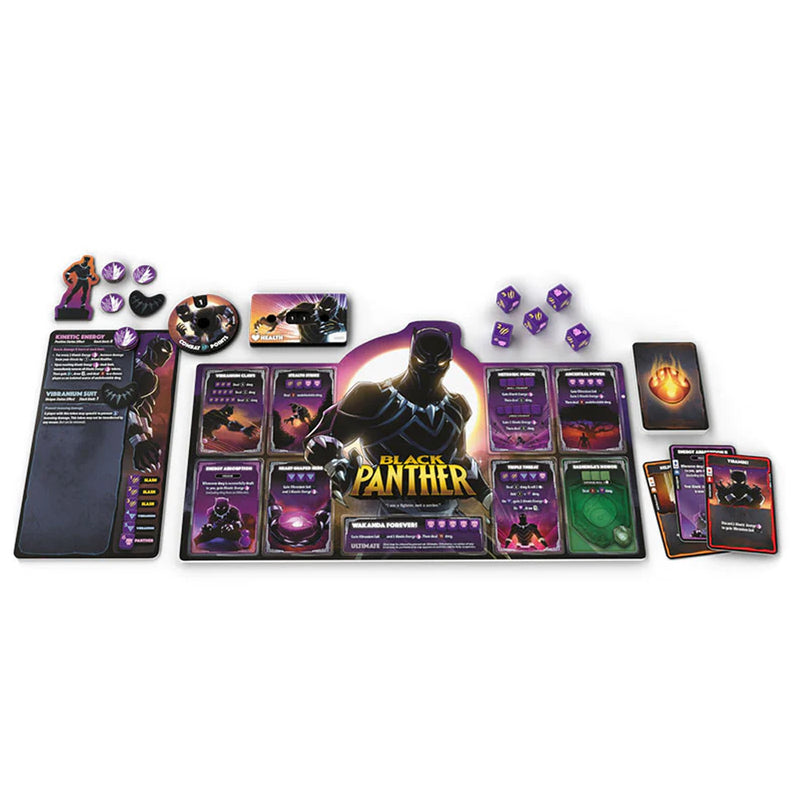 marvel dice throne card sleeves Marvel Dice Throne 2-Hero Box (Captain Marvel, Black Panther)