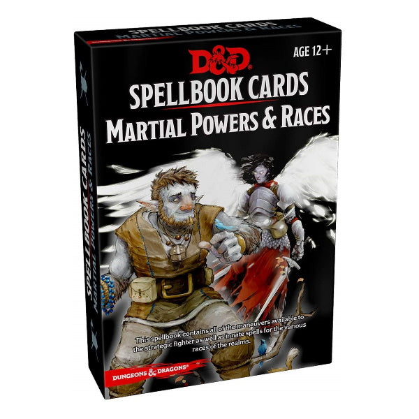 Dungeons & Dragons 5E: Spellbook Cards: Martial Powers & Races