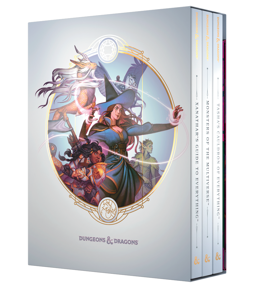 Dungeons and Dragons 5E: Expansion Rulebooks Gift Set Alt Cover with Dice Scroll