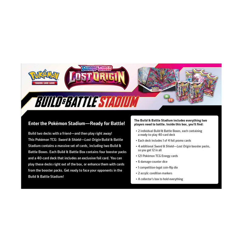 Pokmon TCG: Sword & Shield: Lost Origin Build And Battle Stadium Pokmon TCG: Sword & Shield: Lost Origin Build And Battle Stadium
