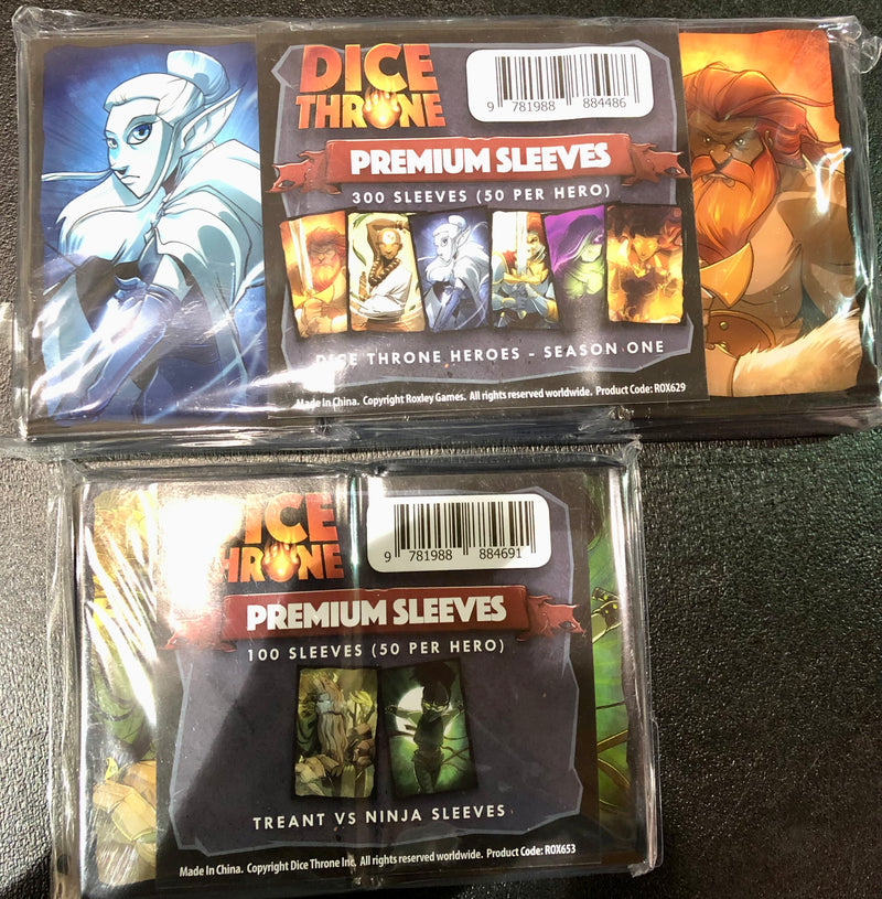 dice throne card sleeves Dice Throne: Season One Rerolled Battle Chest