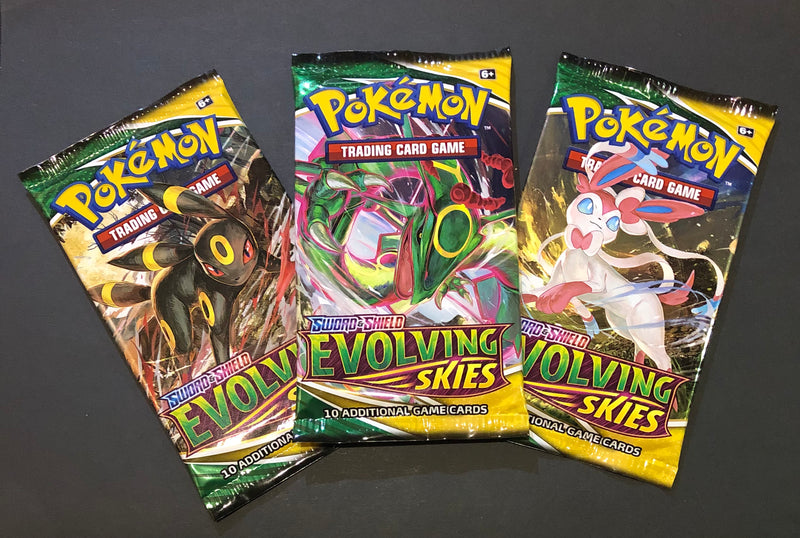 Pokémon TCG: Evolving Skies Booster Pack: 3 Pack