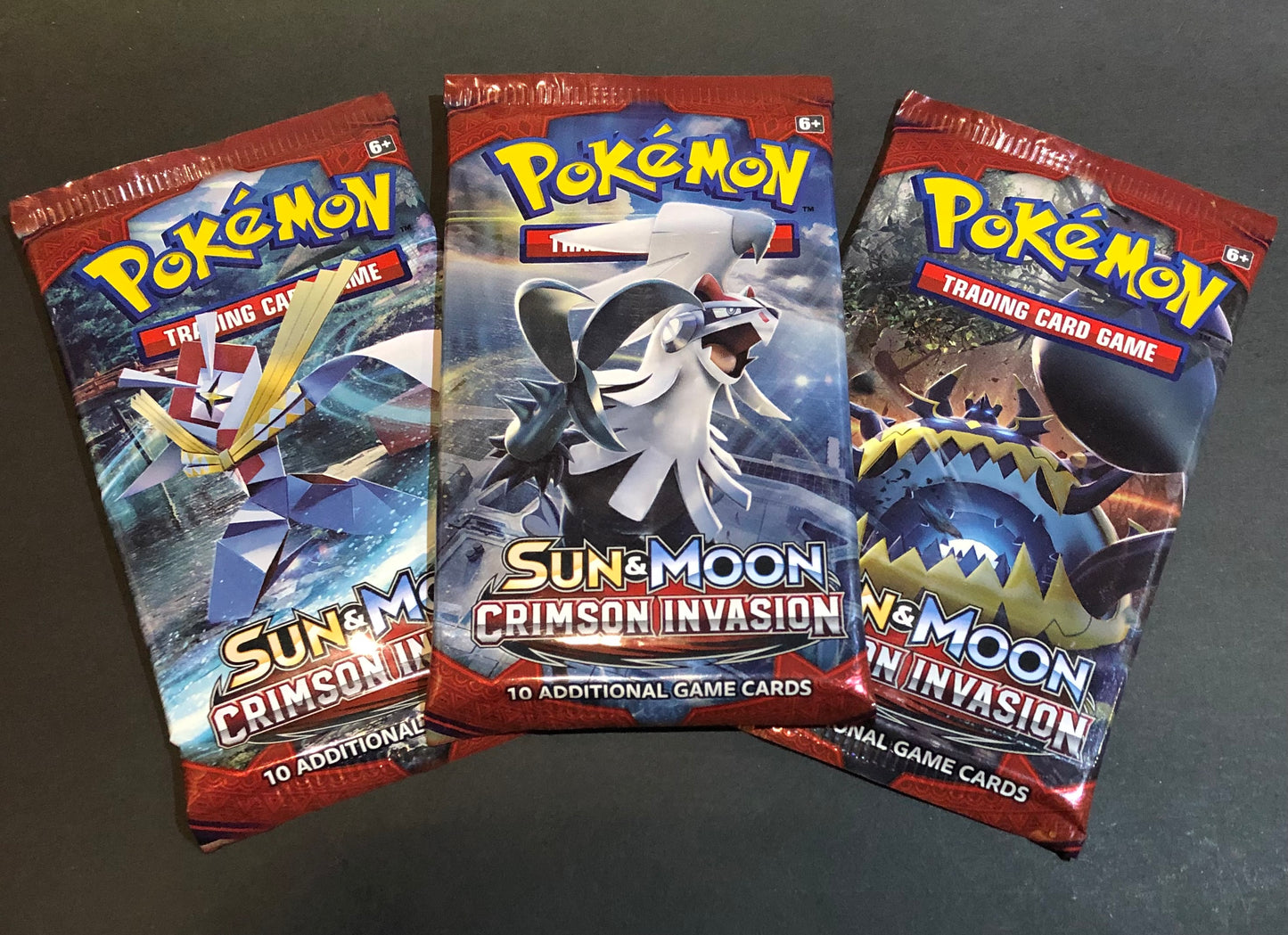 Pokémon TCG: Sun & Moon: Crimson Invasion Booster Pack: 3 Pack