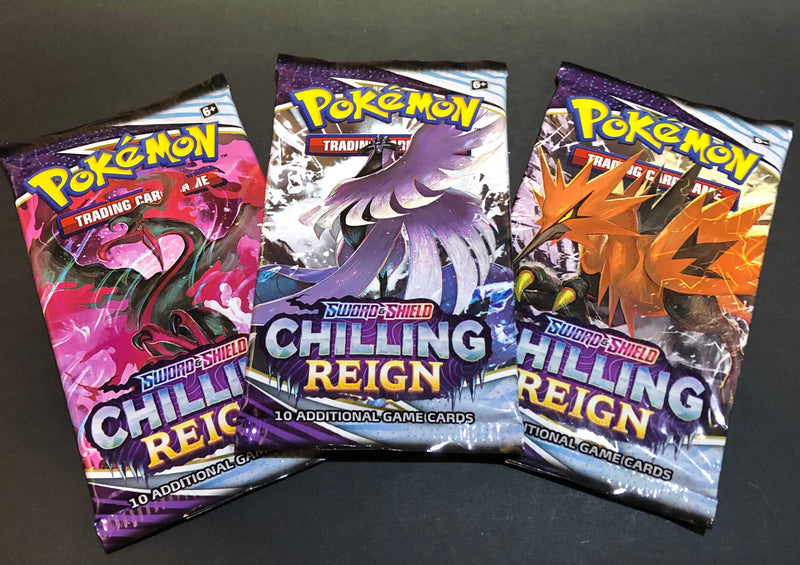 Pokmon TCG: Sword & Shield: Chilling Reign Booster Pack: 3 Pack Pokmon TCG: Sword & Shield: Chilling Reign Booster Pack: 3 Pack