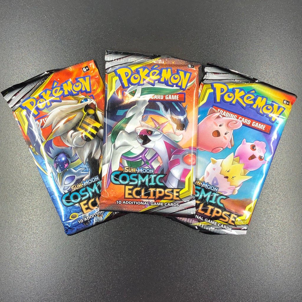 Pokmon TCG: Sun & Moon: Cosmic Eclipse Booster Pack: 3 Pack Pokmon TCG: Sun & Moon: Cosmic Eclipse Booster Pack: 3 Pack