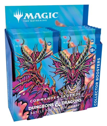 Magic the Gathering: Commander Legends: Battle for Baldur's Gate Collector Booster Display