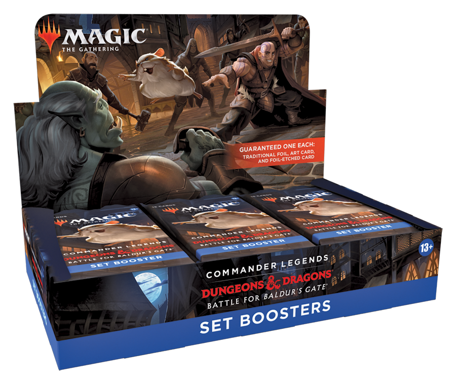 Magic the Gathering: Commander Legends: Battle for Baldur's Gate Set Booster Display