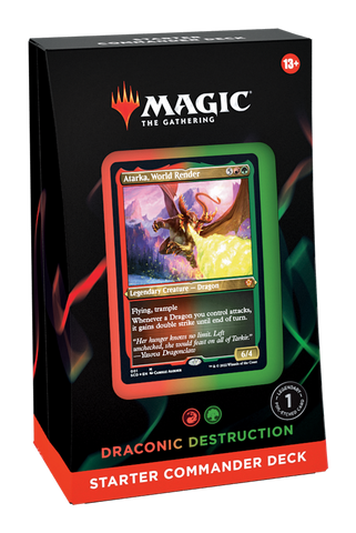 Magic the Gathering: Starter Commander Decks: Draconic Destruction (Ding & Dent)