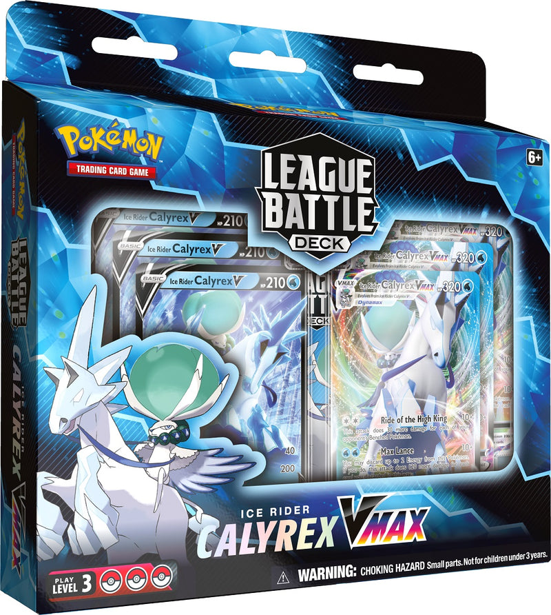 Pokemon TCG: Ice Rider/Shadow Rider Calyrex Vmax League Battle Deck