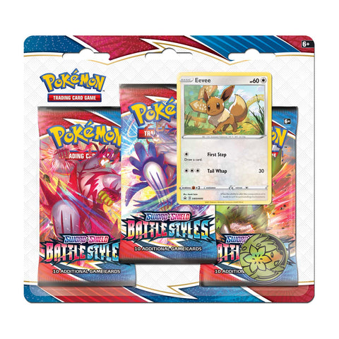 Pokémon TCG: Sword & Shield: Battle Styles: 3 Pack Blister