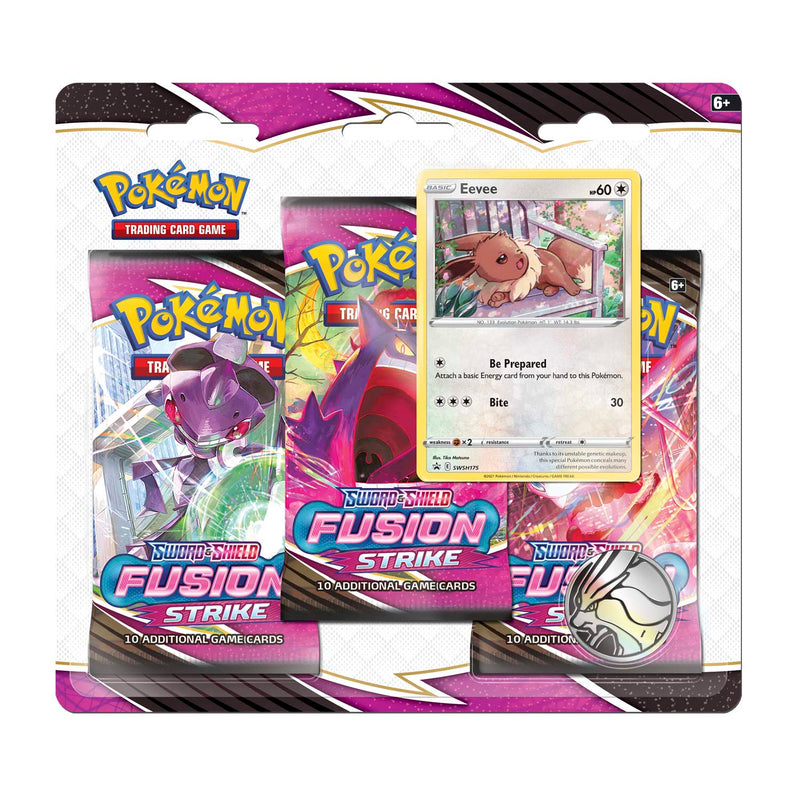 Pokmon TCG: Sword & Shield: Fusion Strike: 3 Pack Blister Pokmon TCG: Sword & Shield: Fusion Strike: 3 Pack Blister