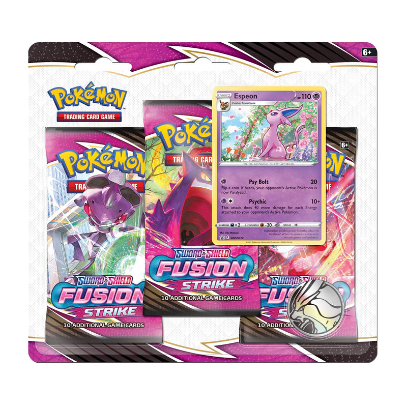 Pokmon TCG: Sword & Shield: Fusion Strike: 3 Pack Blister Pokmon TCG: Sword & Shield: Fusion Strike: 3 Pack Blister