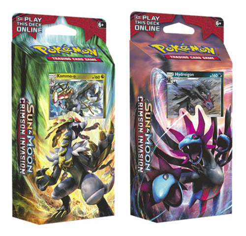 Pokemon TCG: Sun & Moon—Crimson Invasion Theme Decks