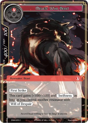 Melgis' War Beast (ENW-025) [Echoes of the New World]