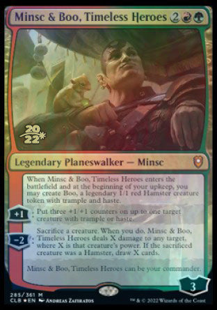 Minsc & Boo, Timeless Heroes [Commander Legends: Battle for Baldur's Gate Prerelease Promos]