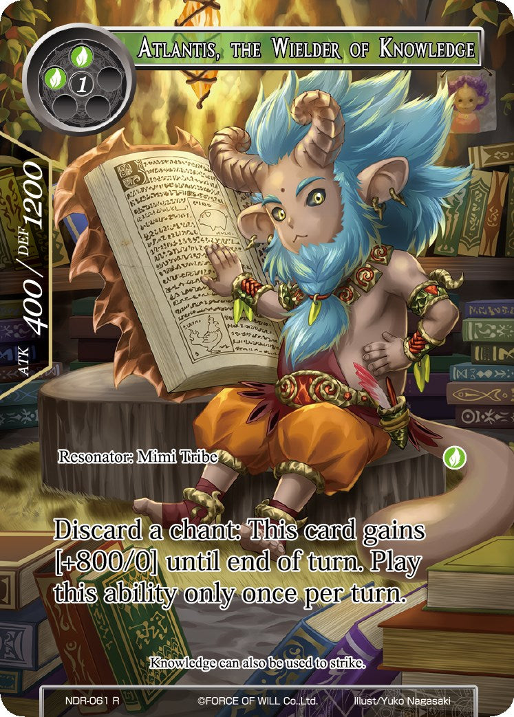 Atlantis, the Wielder of Knowledge (Full Art) (NDR-061) [New Dawn Rises]