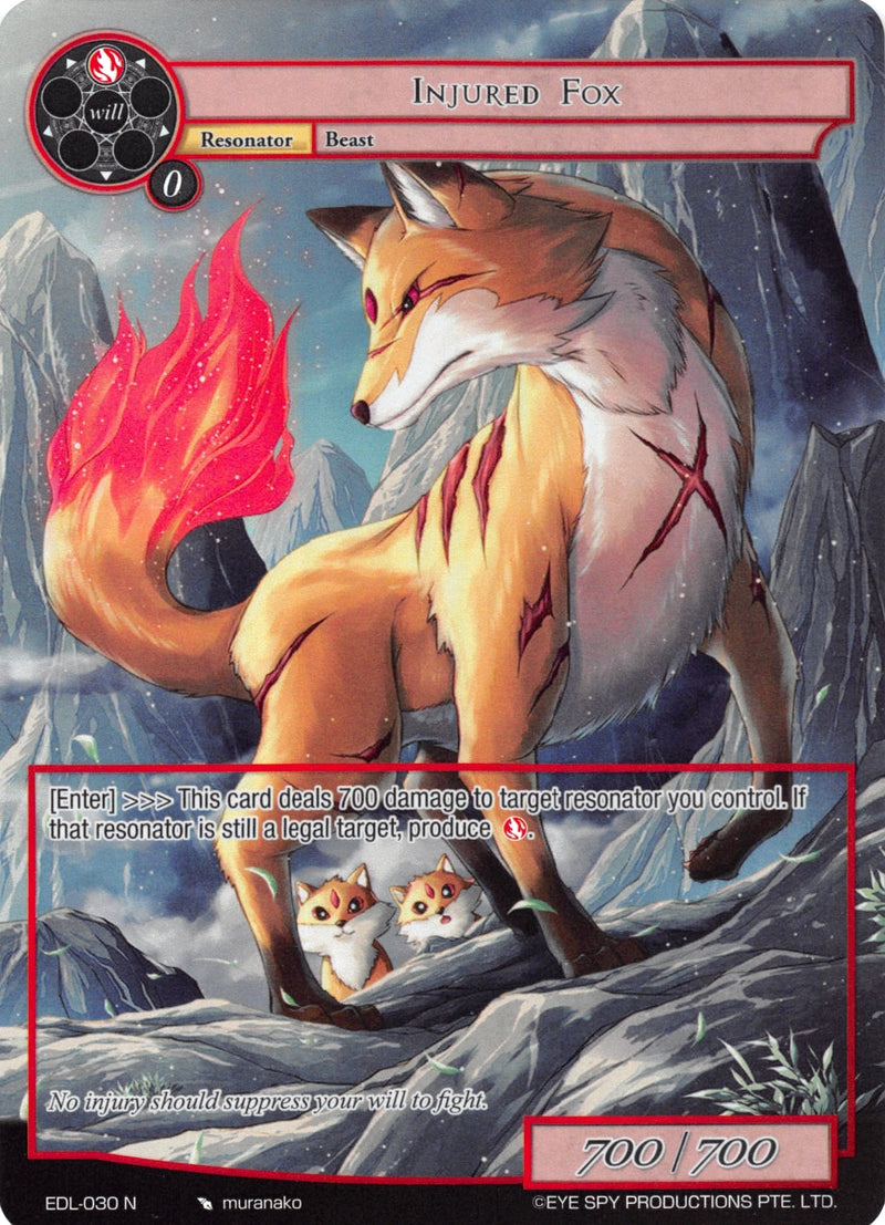 Injured Fox (Full Art) (EDL-030) [The Epic of the Dragon Lord]