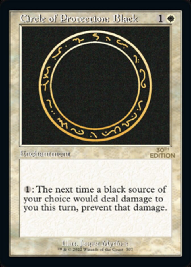 Circle of Protection: Black (Retro) [30th Anniversary Edition]