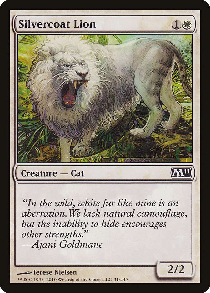 Silvercoat Lion [Magic 2011]