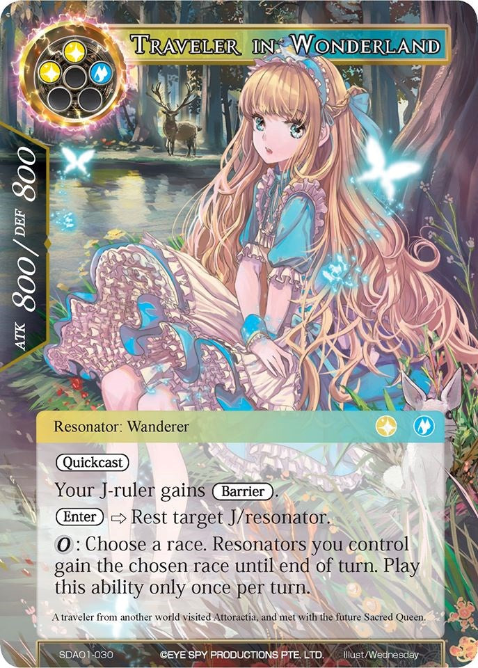 Traveler in Wonderland (SDAO1-030) [Alice Origin Starter Deck]