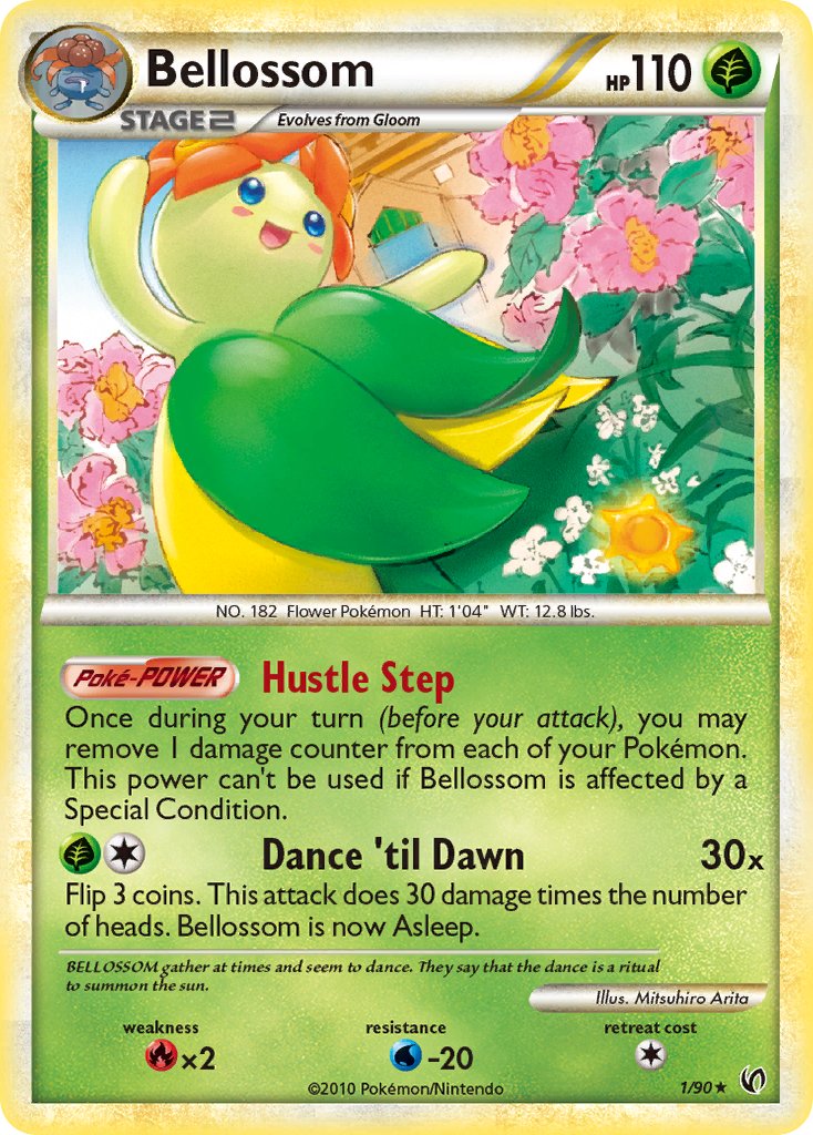 Bellossom (1/90) (Theme Deck Exclusive) [HeartGold & SoulSilver: Undaunted]