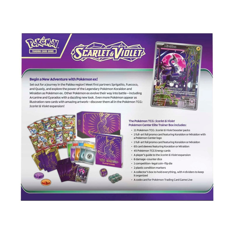 Pokémon TCG: Scarlet & Violet Pokemon Center Elite Trainer Box (Miraidon)