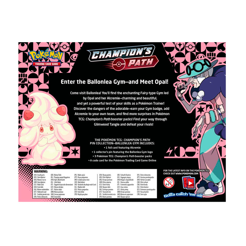 pokemon trading card game champion's path Pokémon TCG: Champion's Path Pin Collection: Ballonlea Gym