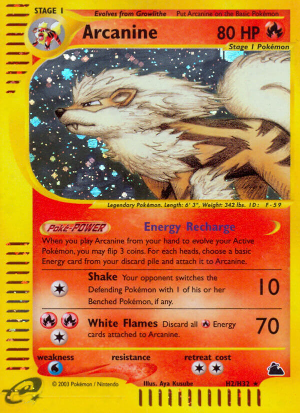 Arcanine (H2/H32) [Skyridge]