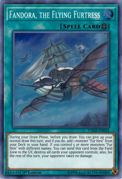 Fandora, the Flying Furtress [DASA-EN024] Super Rare