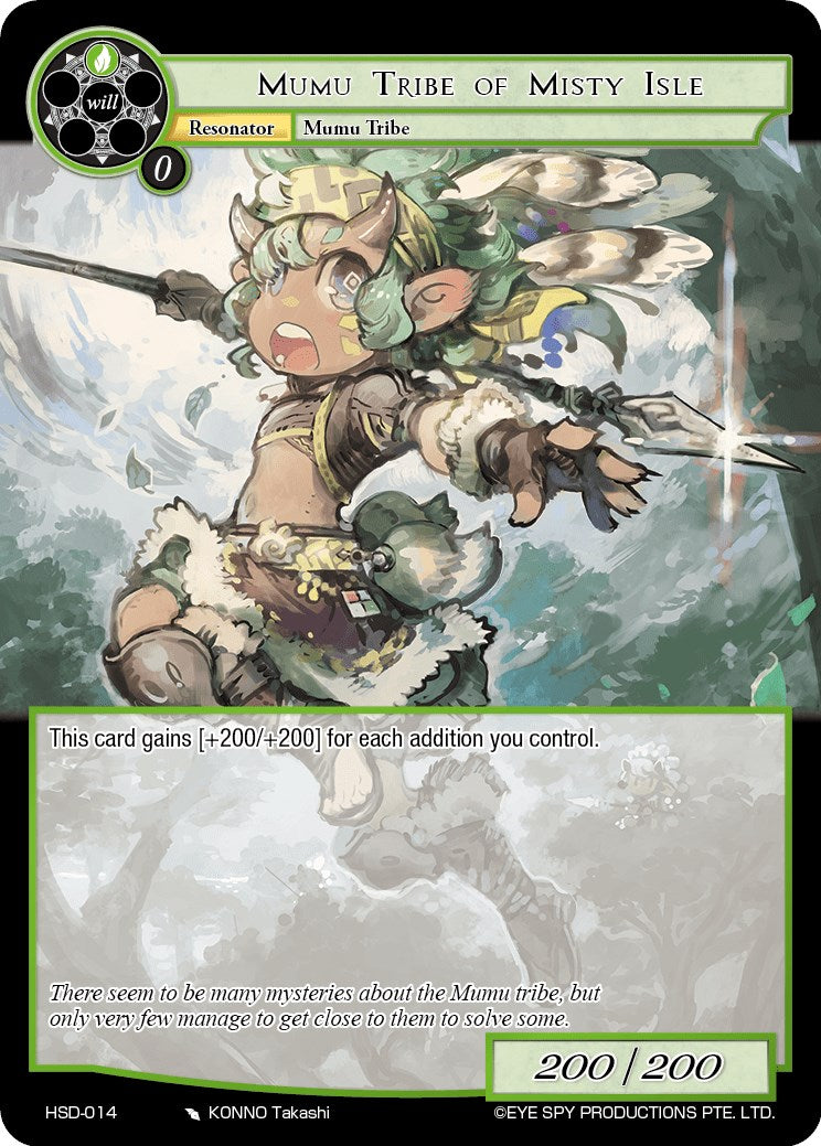 Mumu Tribe of Misty Isle (HSD-014) [Starter Deck: Hero Cluster]