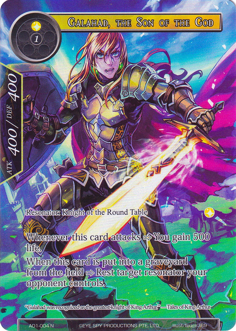 Galahad, the Son of the God (Full Art) (AO1-004) [Alice Origin]